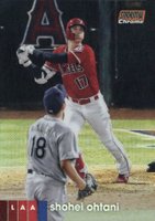 2020 Stadium Club #145 Shohei Ohtani Chrome-Orange Refractor Baseball Card