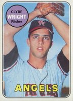 1969 Topps #583 Clyde Wright Baseball Card