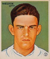 1933 Goudey #127 Melvin Ott Baseball Card