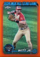 2024 Topps Chrome Update 2024 All-Star Game Chrome #39 Bobby Witt Jr. Orange Refractor Baseball Card