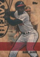 2024 Topps Heavy Lumber #HL43 Hank Aaron Update Baseball Card