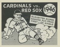 1967 Laughlin World Series #43 1946- Cardinals Vs. Red Sox Baseball Card