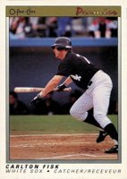 1991 O-Pee-Chee Premier #45 Carlton Fisk Baseball Card
