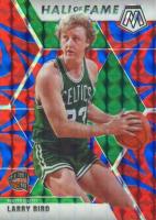 2019 Panini Mosaic #290 Larry Bird Reactive Blue Basketball Card
