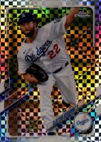 2021 Topps Chrome #147 Clayton Kershaw X-Fractor Baseball Card