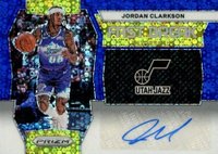 2023 Panini Prizm Fast Break Autographs #FBJCU Jordan Clarkson Blue Basketball Card