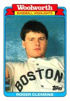 1988 Woolworth #11 Roger Clemens Baseball Card