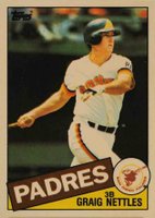 1985 Topps Tiffany #35 Graig Nettles Baseball Card