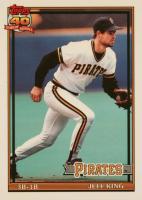 1991 Topps Tiffany #272 Jeff King Baseball Card