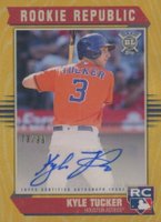 2019 Topps Big League Rookie Republic Autographs #RRAKT Kyle Tucker Gold Baseball Card
