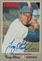 2019 Topps Heritage Real One Autographs #TO Tony Oliva Baseball Card
