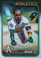 2024 Topps #21 Esteury Ruiz Rainbow Foil Baseball Card