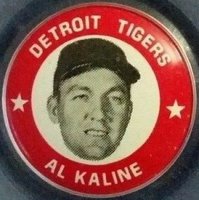 1969 MLBPA Pins # Al Kaline Baseball Card