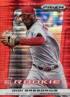 2013 Panini Prizm #242 Didi Gregorius Red Pulsar Baseball Card