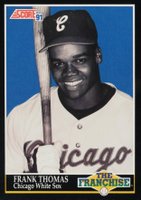 1991 Score #874 Frank Thomas Baseball Card