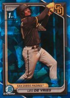 2024 Bowman Chrome Sapphire Edition Prospects #179 Leo de Vries Baseball Card