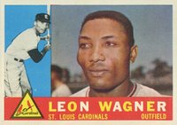1960 Topps #383 Leon Wagner Baseball Card
