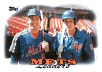 1988 Topps Tiffany #579 Mets Leaders Baseball Card