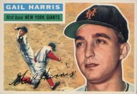 1956 Topps #91g Gail Harris Gray back Baseball Card