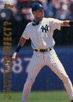 1999 Topps Picture Perfect #P10 Derek Jeter Baseball Card