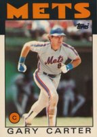 1986 Topps Tiffany #170 Gary Carter Baseball Card
