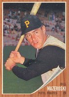 1962 Topps #353 Bill Mazeroski Baseball Card