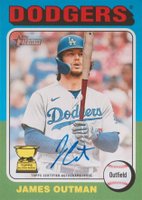 2024 Topps Heritage Real One Autographs #ROAJO James Outman Baseball Card