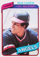 1980 O-Pee-Chee #353 Rod Carew Baseball Card