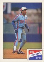 1988 Bazooka #15 Tim Raines Baseball Card