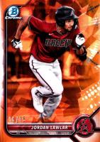 2022 Bowman Chrome Sapphire Edition Prospects #BCP235 Jordan Lawlar Orange Baseball Card