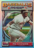1993 Finest #165 Mo Vaughn Refractor Baseball Card