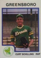 1987 Procards #2 Curt Schilling Greensboro Baseball Card