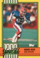 1990 Topps 1000 Yard Club #7 Andre Reed Football Card