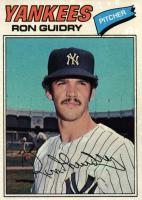 1977 Burger King Yankees #11 Ron Guidry Baseball Card