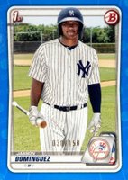 2020 Bowman Paper Prospects #BP8 Jasson Dominguez Blue Baseball Card