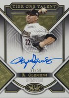 2023 Topps Tier One Tier One Talent Autographs #T1TARC Roger Clemens Baseball Card