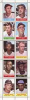 1964 Bazooka Stamps #3 MLB Players Complete Panel Baseball Card