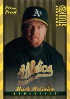 1997 Studio Press Proof #8 Mark McGwire Gold Baseball Card