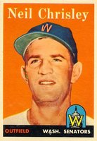 1958 Topps #303 Neil Chrisley Baseball Card