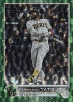 2022 Topps #100 Fernando Tatis Jr. Green Foilboard Baseball Card