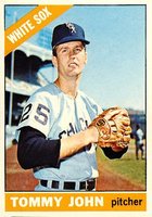 1966 Topps #486 Tommy John Baseball Card