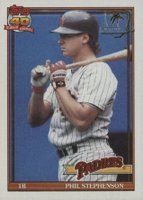 1991 Topps Desert Shield #726 Phil Stephenson Baseball Card