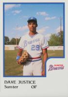 1986 Procards # David Justice Sumter Braves Baseball Card