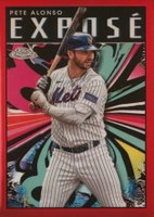 2024 Topps Chrome Expose #TCE17 Pete Alonso Red Refractor Baseball Card