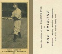 1916 Altoona Tribune #68 George Gibson Baseball Card