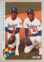 1993 Fleer #354 Brothers In Blue Baseball Card