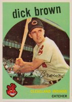 1959 Topps #61 Dick Brown Baseball Card