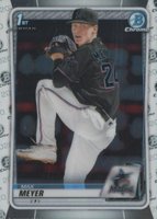 2020 Bowman Draft #BD50 Max Meyer Chrome Baseball Card