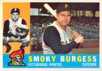1960 Topps #393 Smoky Burgess Baseball Card