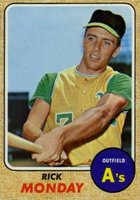 1968 Topps #282 Rick Monday Baseball Card
